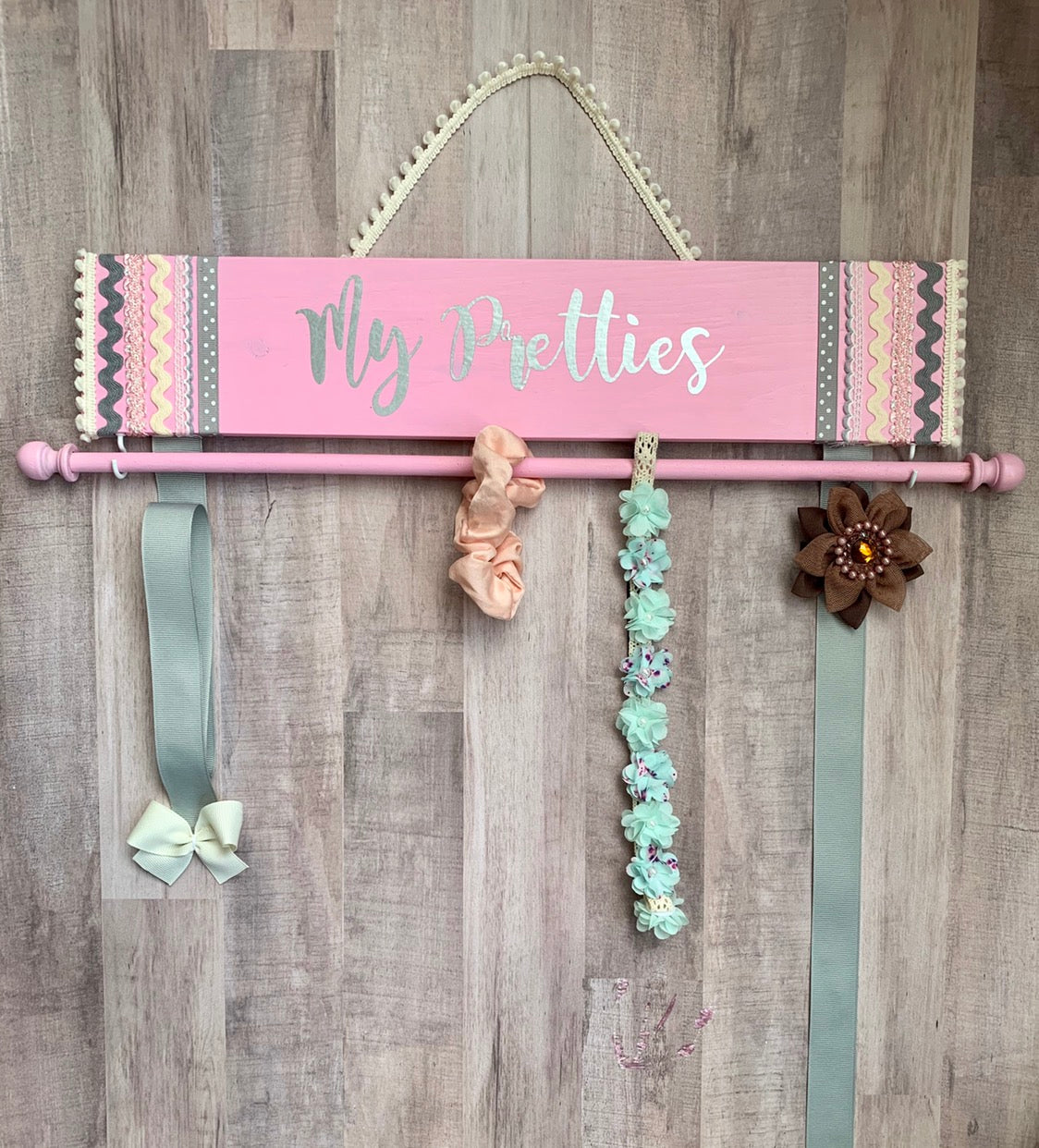 Personalized Headband Holder Hair Bow Hanger Headband Holder Bow