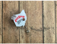Medical Badge Reel Nursing Doctor Buckeye Girl