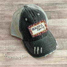 Load image into Gallery viewer, Inspirational Saying Hat Women&#39;s Patch Hat Love Joy Beautiful Crazy
