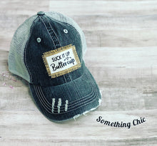 Load image into Gallery viewer, Inspirational Saying Hat Women&#39;s Patch Hat Love Joy Beautiful Crazy
