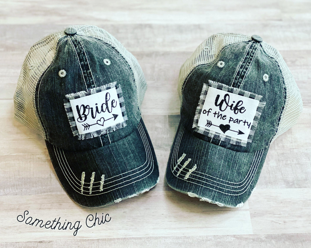 Bachelorette Party Hat Bride Tribe Hat Wedding Themed Ball Cap