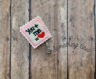 Valentine's Day Badge Reel Medical Nursing Doctor